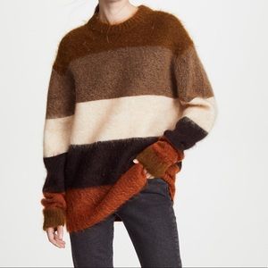 Acne Studio Oversized Albah Multicolor Sweater